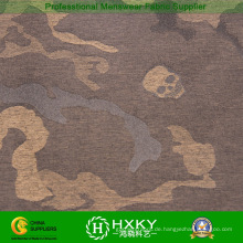 Schädel mit Camouflage Design Polyestergarn gefärbtes Gewebe für gepolsterte Jacke